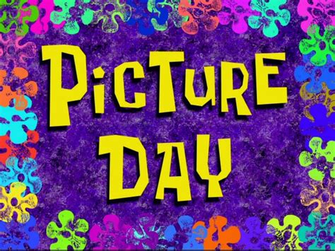 spongebob picture day